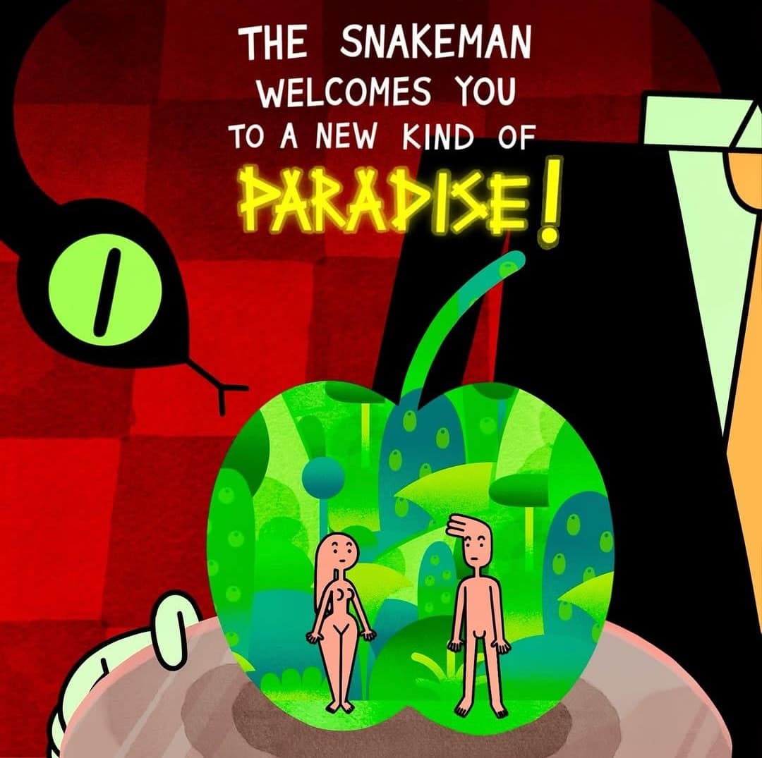 The Snakeman Welcomes You to a New Kind of Paradise!